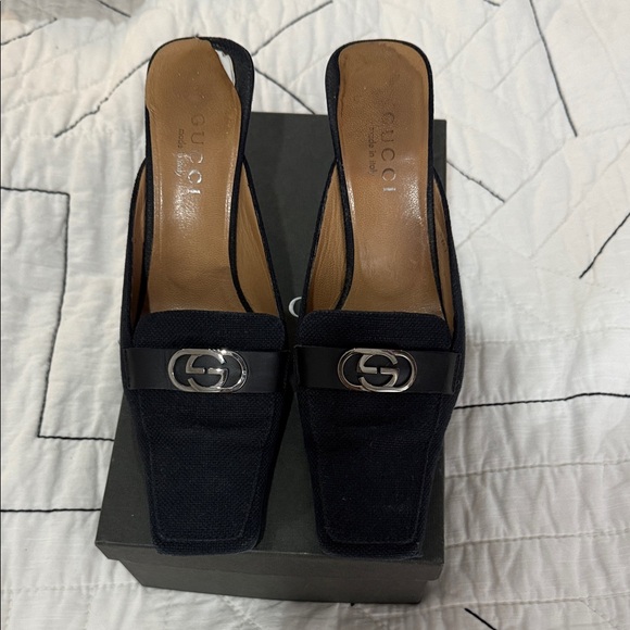 Gucci Women's Black canvas Mules - Picture 1 of 6